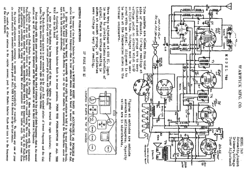 Clarion 749 ; Warwick Mfg. Corp., (ID = 704013) Radio