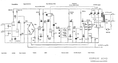 Copicat Echo Unit ; Watkins Electric (ID = 2230237) Verst/Mix