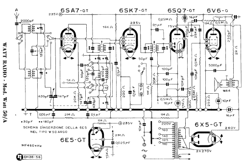 50A; Watt Radio; Torino (ID = 989774) Radio