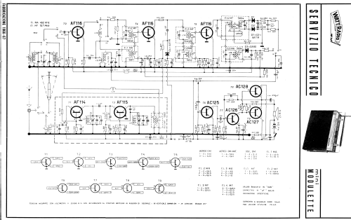 Mini Modulette ; Watt Radio; Torino (ID = 2137916) Radio