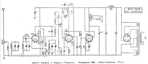 Teledina ; Watt Radio; Torino (ID = 629660) Radio