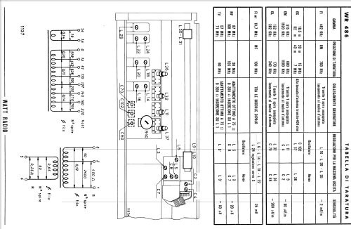 Transval WR486; Watt Radio; Torino (ID = 2138080) Radio