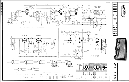 Transval WR-265; Watt Radio; Torino (ID = 2088613) Radio