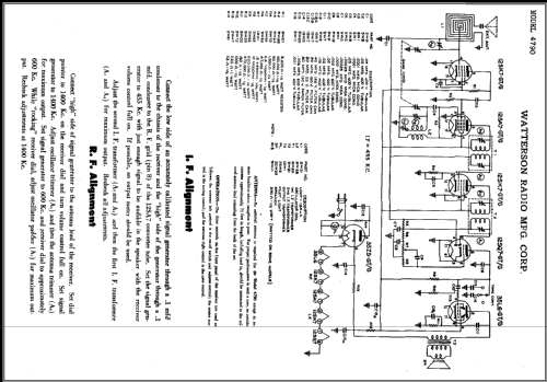 4790 ; Watterson Radio Mfg. (ID = 446146) Radio