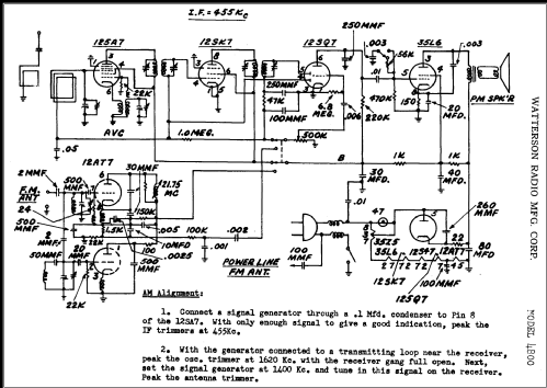 4802 ; Watterson Radio Mfg. (ID = 313979) Radio