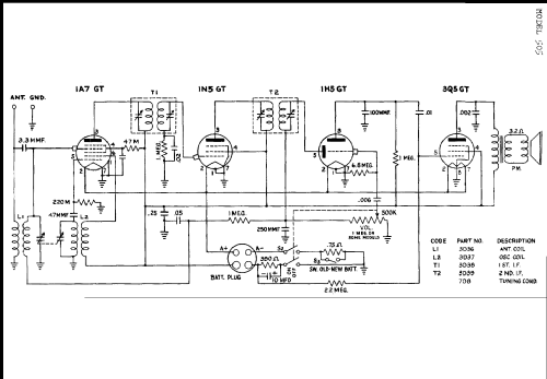 505 ; Watterson Radio Mfg. (ID = 223249) Radio