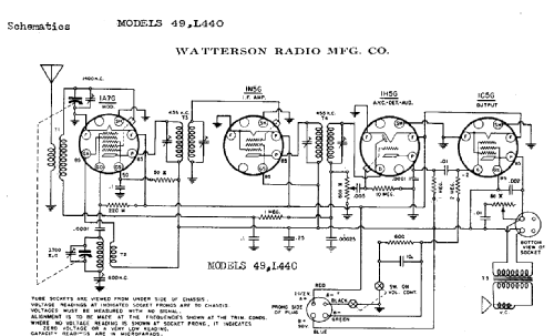 L440 ; Watterson Radio Mfg. (ID = 703243) Radio