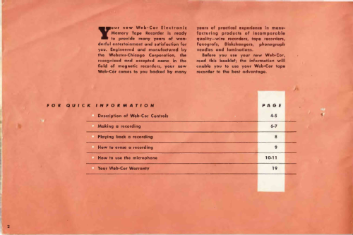 Webcor Electronic Memory 210; Webster Co., The, (ID = 1752069) Reg-Riprod