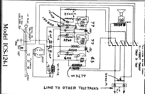 Teletalk ICS-124-1; Webster Electric (ID = 1190509) Ampl/Mixer