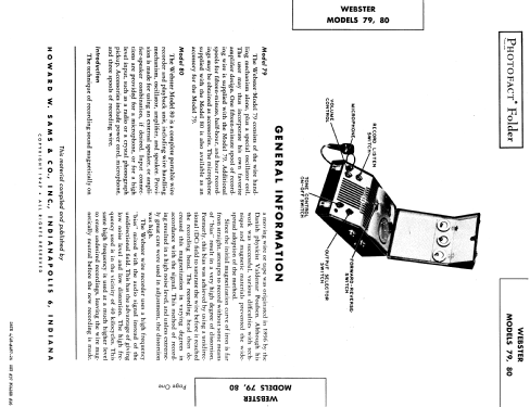 Wire Recorder 80; Webster Co., The, (ID = 962717) R-Player