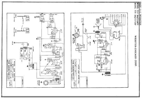 Amplicall 210; Webster Co., The, (ID = 140189) Ampl/Mixer