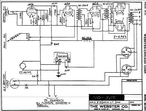 HG-320 ; Webster Co., The, (ID = 724285) Enrég.-R