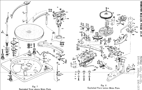 Record Changer 100-557 Ch= 100-27; Webster Co., The, (ID = 730037) R-Player
