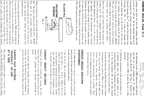 Record Changer 100-55 Ch= 100-1; Webster Co., The, (ID = 730023) Enrég.-R