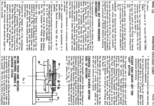 Record Changer 156 ; Webster Co., The, (ID = 728145) Enrég.-R