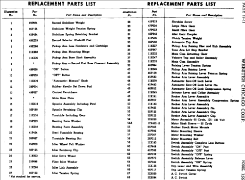 Record Changer 156 ; Webster Co., The, (ID = 728152) Ton-Bild