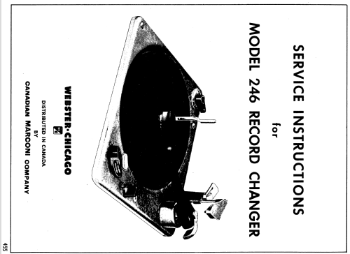 Record Changer 246 ; Webster Co., The, (ID = 1194677) Ton-Bild