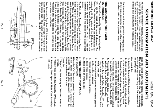 Record Changer 256-1 ; Webster Co., The, (ID = 728678) Sonido-V