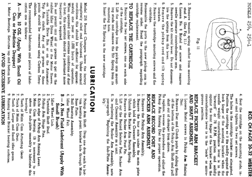 Record Changer 256-1 ; Webster Co., The, (ID = 728683) Enrég.-R