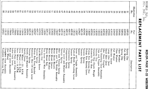 Record Changer 355 Ch= 346-1; Webster Co., The, (ID = 730673) Ton-Bild