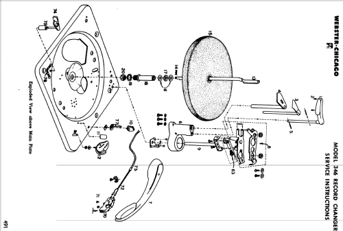 Record Changer 355 Ch= 346-1; Webster Co., The, (ID = 1195118) Ton-Bild