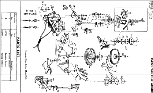 Record Changer Chassis 356-1 ; Webster Co., The, (ID = 731216) R-Player