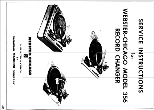 Record Changer 357-1 Ch= 356-1; Webster Co., The, (ID = 1195096) Ton-Bild