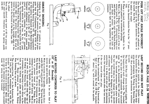 Record Changer 357-1 Ch= 356-1; Webster Co., The, (ID = 731251) Sonido-V