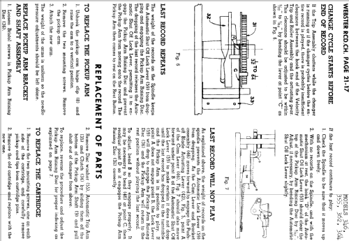 Record Changer 364 Ch= 346-1; Webster Co., The, (ID = 731120) R-Player