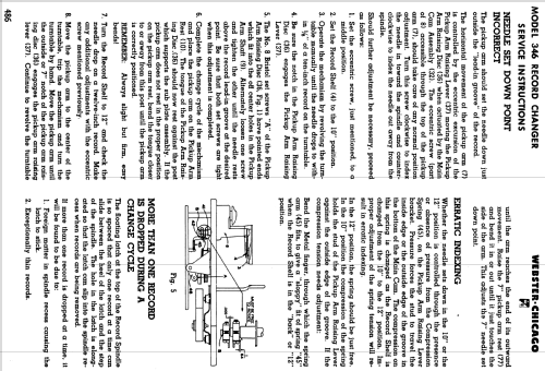 Record Changer 364 Ch= 346-1; Webster Co., The, (ID = 1195127) R-Player