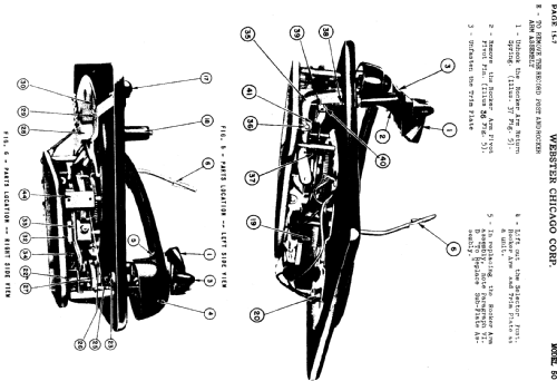 Record Changer Chassis 50 ; Webster Co., The, (ID = 728079) Ton-Bild