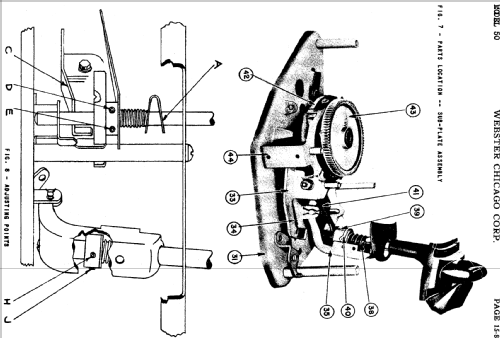 Record Changer Chassis 50 ; Webster Co., The, (ID = 728080) Reg-Riprod