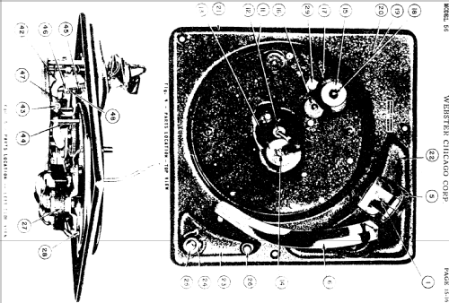 Record Changer Chassis 56 ; Webster Co., The, (ID = 728088) Enrég.-R