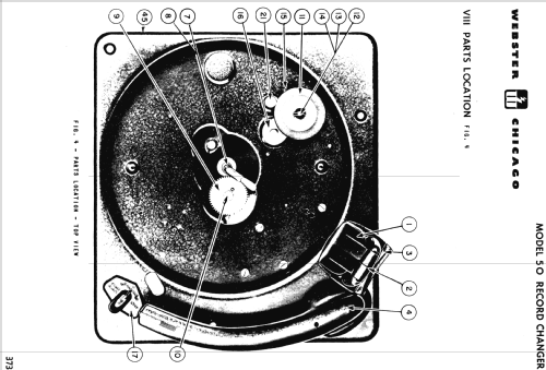 Record Changer Chassis 50 ; Webster Co., The, (ID = 1194108) Sonido-V