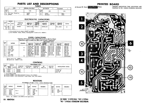 Webcor 1963-1 Ch= 14X263-1 + 14X280-2; Webster Co., The, (ID = 607775) Sonido-V