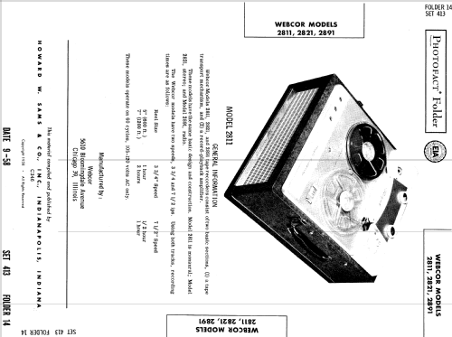 Webcor 2891 ; Webster Co., The, (ID = 781501) Sonido-V