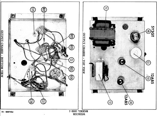 Webcor CC-1893-1 Ch= 14X264-2 + 14X276-1 + 73X013-1; Webster Co., The, (ID = 552903) Radio