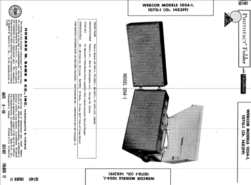 Webcor TP-1054-1 Ch= 14X319; Webster Co., The, (ID = 587080) Ton-Bild