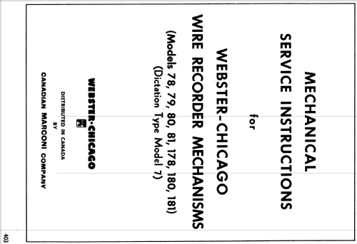 Wire Recorder 78; Webster Co., The, (ID = 1193827) R-Player