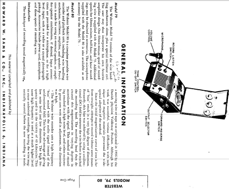 Wire Recorder 80-1; Webster Co., The, (ID = 688191) Reg-Riprod