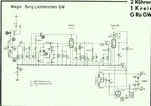 Burg Lichtenstein GW; Wega, (ID = 2833854) Radio