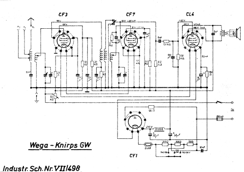 Knirps GW; Wega, (ID = 240044) Radio