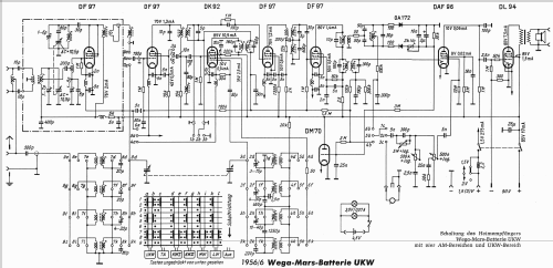 Mars Batterie UKW 256B; Wega, (ID = 30068) Radio