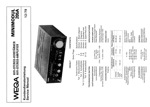 Minimodul 205 A; Wega, (ID = 2014494) Verst/Mix