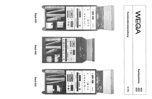 Racksystem 500; Wega, (ID = 1950979) Radio