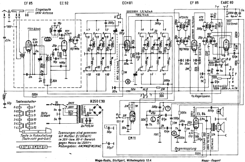 Regent 1002; Wega, (ID = 951002) Radio