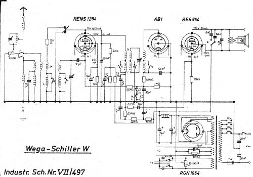 Schiller W; Wega, (ID = 240045) Radio
