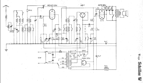 Schiller W; Wega, (ID = 8251) Radio