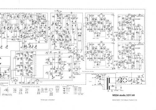 studio 3211 hifi ; Wega, (ID = 2752601) Radio