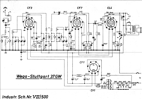 Stuttgart 37GW; Wega, (ID = 240047) Radio